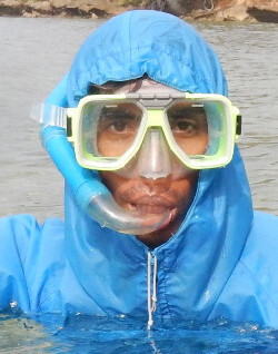 snorkel and mask